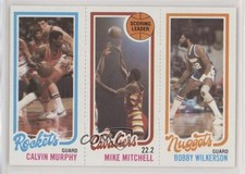 1980-81 Topps Calvin Murphy Mike Mitchell Bob Wilkerson #80-51-108 HOF 2p6