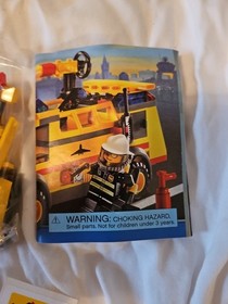 LEGO City 7891 Airport Fire Truck  RARE! Engine Emergency Rescue Town