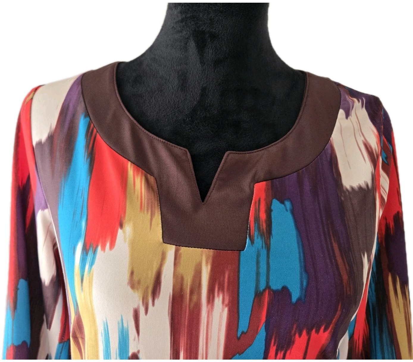 Unbranded Multicolored Small Polyester Dress w Br… - image 2