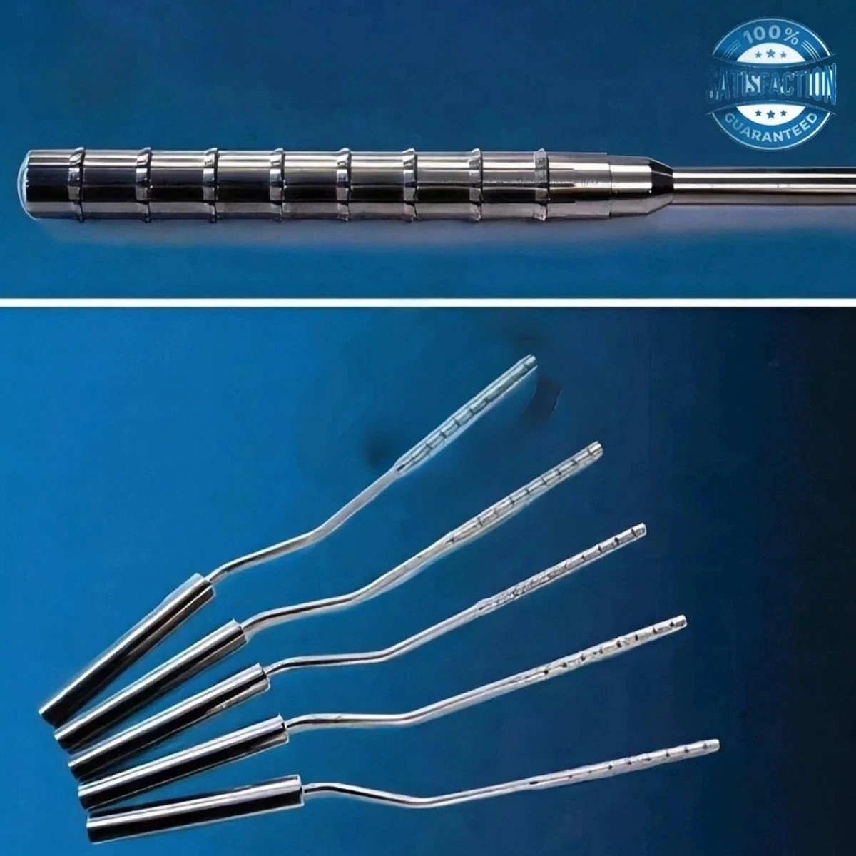 SeLgurFos Dilatatore Uretrale In Acciaio Inox Tappi Anali Regolabili SM Dilatatore Vaginale Dilatatore Del Pene 126298 - Foto 2