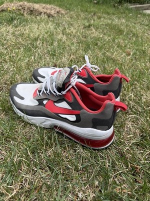 Nike Air Max 270 React CI3866-002 Black/University Red Men's Sneaker Size 11