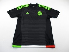 Adidas Mexico Soccer Jersey Mens Medium Black Soccer 2015 2016