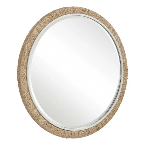 Uttermost 09668-MRR 40" Diameter Circular Bathroom Mirror - White - Picture 6 of 6