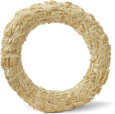 Straw Wreath Form 14 Inch Natural