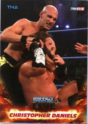 TNA Christopher Daniels #19 2013 Impact Wrestling LIVE GOLD Parallel Card SN6/50