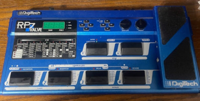 DigiTech Rp7 Valve Guitar Multi Effect Pedal Blue AM