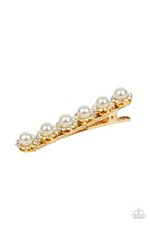 Paparazzi Accessories Jewelry Polished Posh Gold Hair Clip 113c