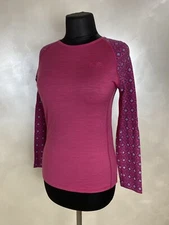 Icebreaker Lightweight Merino Wool Baselayer Long Sleeve Shirt Girls 13-14 Years