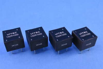4 (Four) Vitec 1:1 Control Transformers 300Vpk 180V/uS Slew P/N 13ZR1000