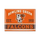 Two (2) Bowling Green Falcons, 2.5" X 3.5" Metal Magnets From Wincraft