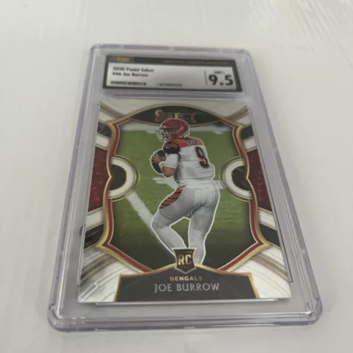 2020 Panini Select - Concourse #46 Joe Burrow (RC) - CSG 9.5