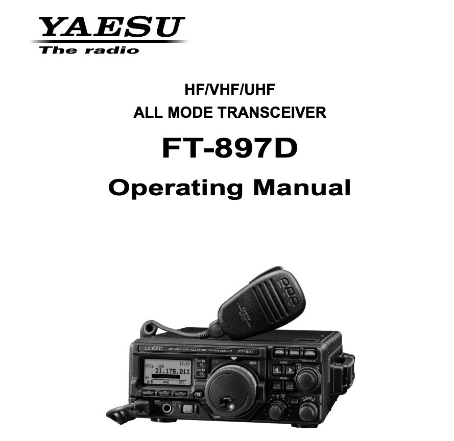 CDROM: YAESU FT-897 OPERATING & SERVICE MANUAL TECHNICAL