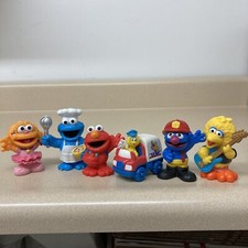 6 Hasbro Tyco Sesame Street Workshop PVC Figures 2010-2012 V25