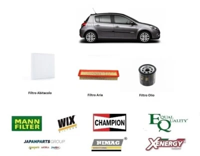 VARIE Tagliando per Dacia Sandero II Renault Clio 3 III 1.2 16v Benzina e GPL