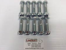 PTO Safety Shear bolt Pack of 10 M10 x 55 - Grass Toppers Slurry Mixers Baler