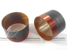 2PCS 75.5MM Audio Bass Speaker Voice Coil Subwoofer Woofer Sound 2 Layers