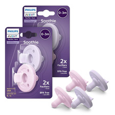 0-3 Months Orthodontic Baby Pacifiers 100 Silicone New