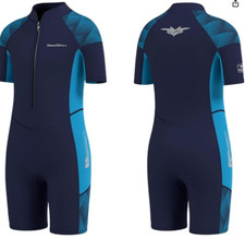 Seaskin Kids Wetsuit for Boys Girls Toddler, 2mm Front Zip Thermal Size 14