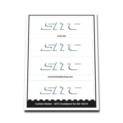 Custom Sticker - Container SITC (white)