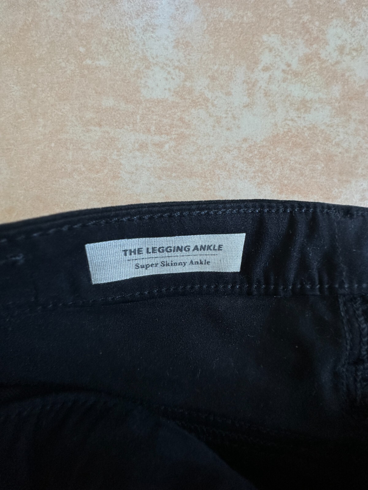 AG Adriano Goldschmied The Legging Ankle Jean Black Leatherette size 27 R thumbnail 9