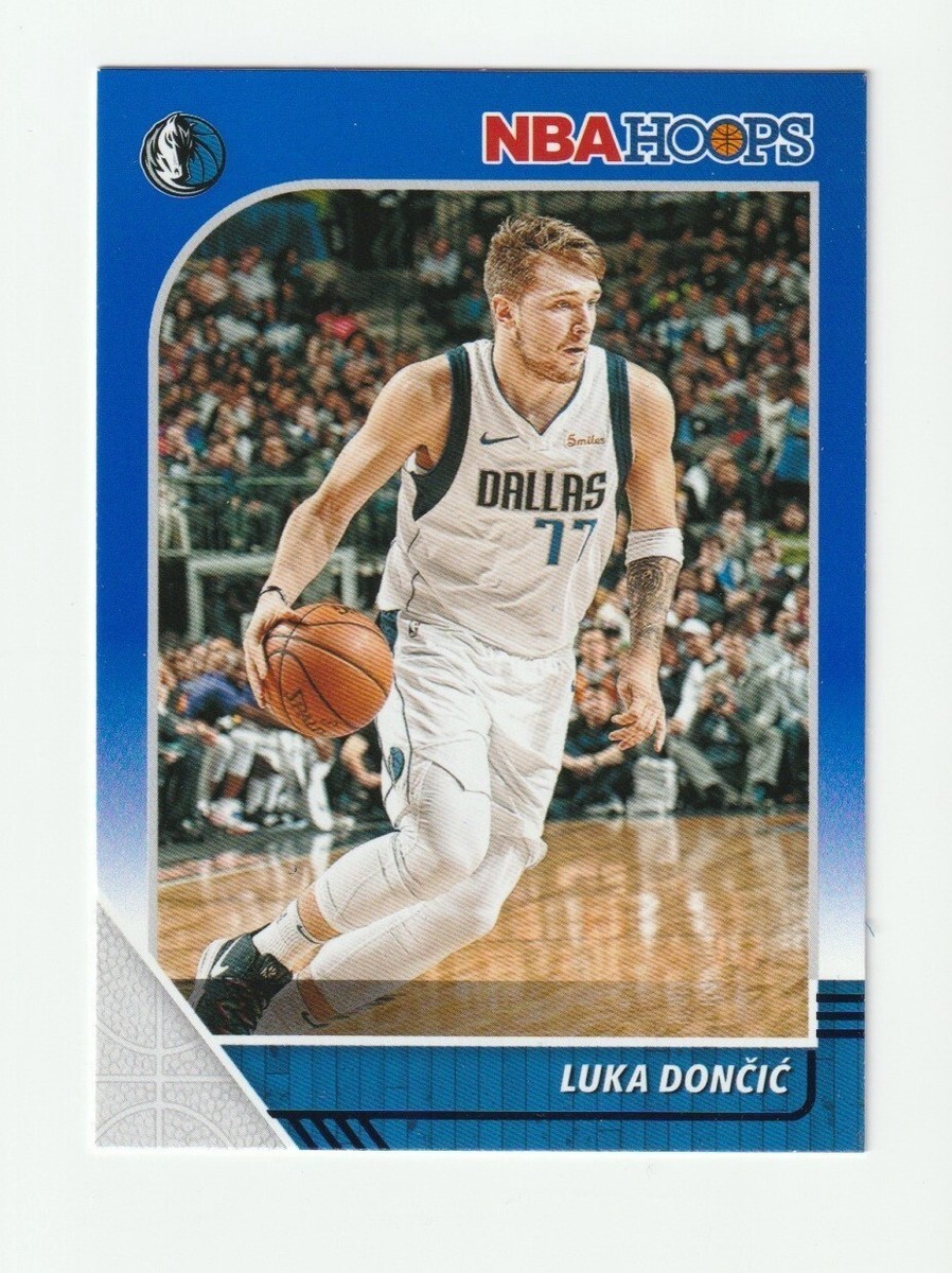 2019-20 Panini NBA Hoops LUKA DONCIC Blue Parallel Dallas