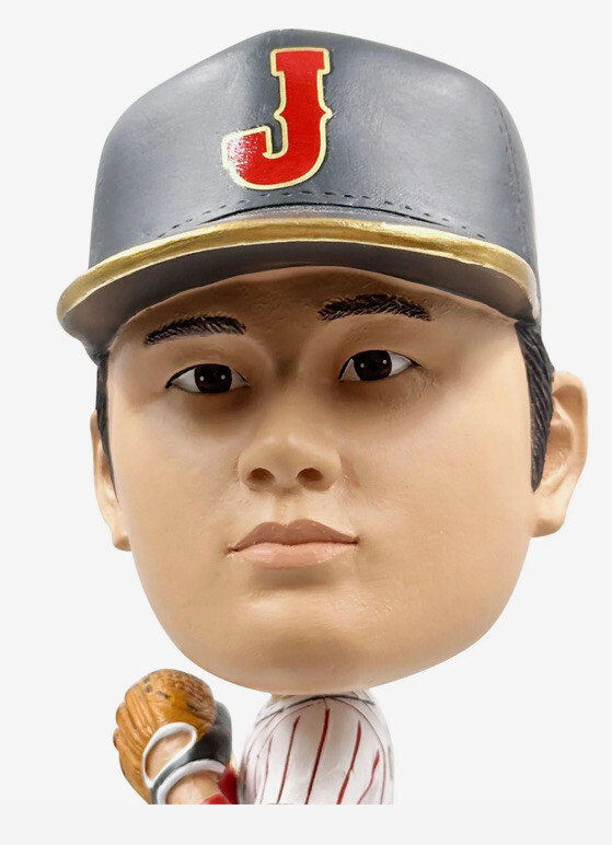 Shohei Ohtani Japan FOCO WBC Champion Pitching Bighead Bobblehead