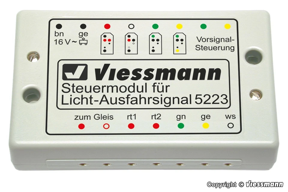 Viessmann 5223 Steuermodul für Licht-Ausfahrtsignal