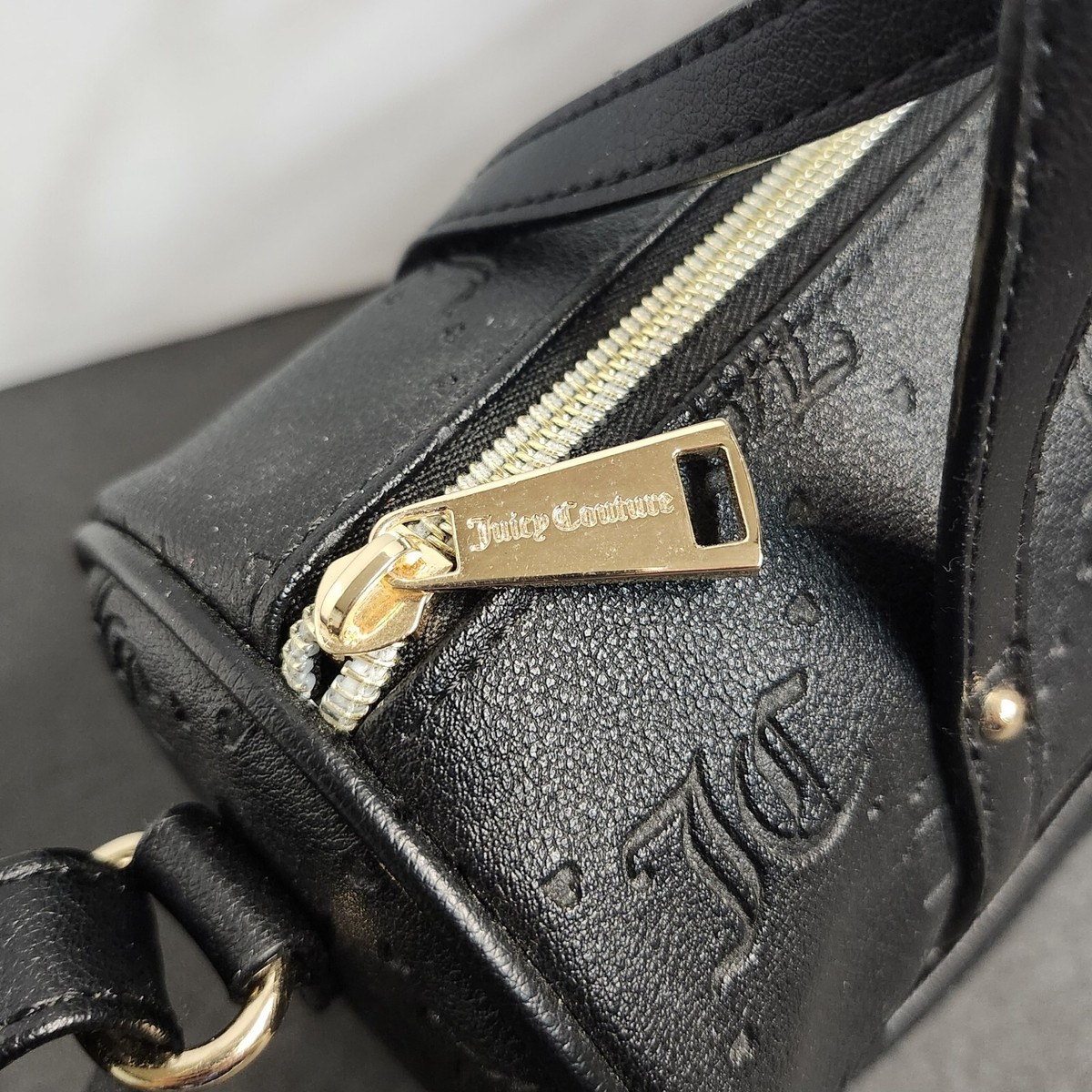筍さん専用 New Juicy Couture Black Liquorice Mini Barrel Crossbody Bag