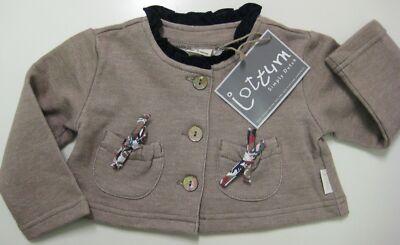 JOTTUM NEW BEAUTIFUL SWEATER 9 MONTHS PINE BARK COLOR MODEL KINSKY