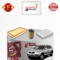 Wartungsset 3 Filter Und ÖL Vw Touareg 3.6 V6 Fsi 206KW 280PS Von 2005 Bis 2010