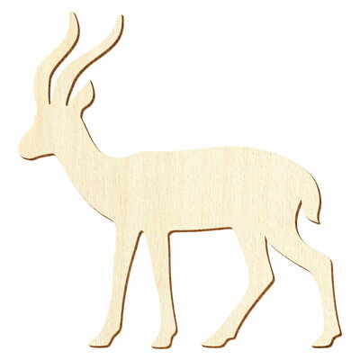 Holz Gazelle - Deko Basteln 5-50cm
