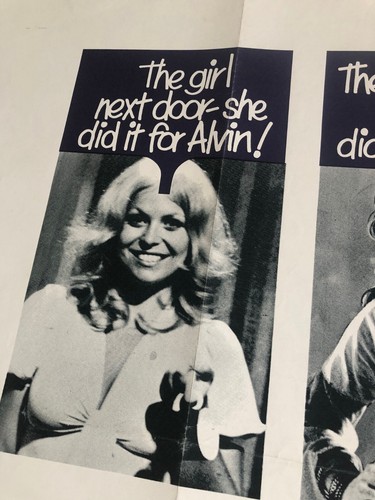Alvin In Purple (The Sex Therapist) UK Quad (30"x 40") Folded Cinema Poster 1973 - Picture 4 of 11