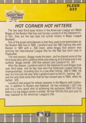 1989 Fleer Baseball Card Base Set : U Pick 35 Cent Shipping per Card - Picture 279 of 293