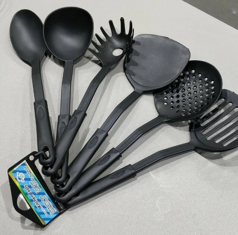 For Non stick 6 Pscs Nylon Kitchenware Cooking Utensils Set Daily kitchen use