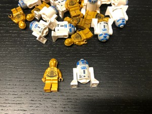 LEGO Star Wars R2D2 & C-3PO minfigures lot of 2 droid minifigs R2-D2 C3PO | eBay