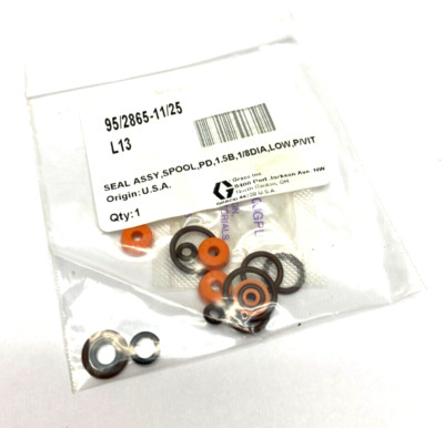 Graco 95/2865-11/25 Seal Assembly Repair Kit SPOOL PD 1/8'' 1.5B LOW P/Viton