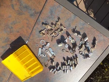 Lot of Door & Other Lock Parts & Pieces Cylinders & Keys