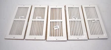 Lot of 5 Hart & Cooley Sidewall Ceiling Return Air Grille White 12" x 4"