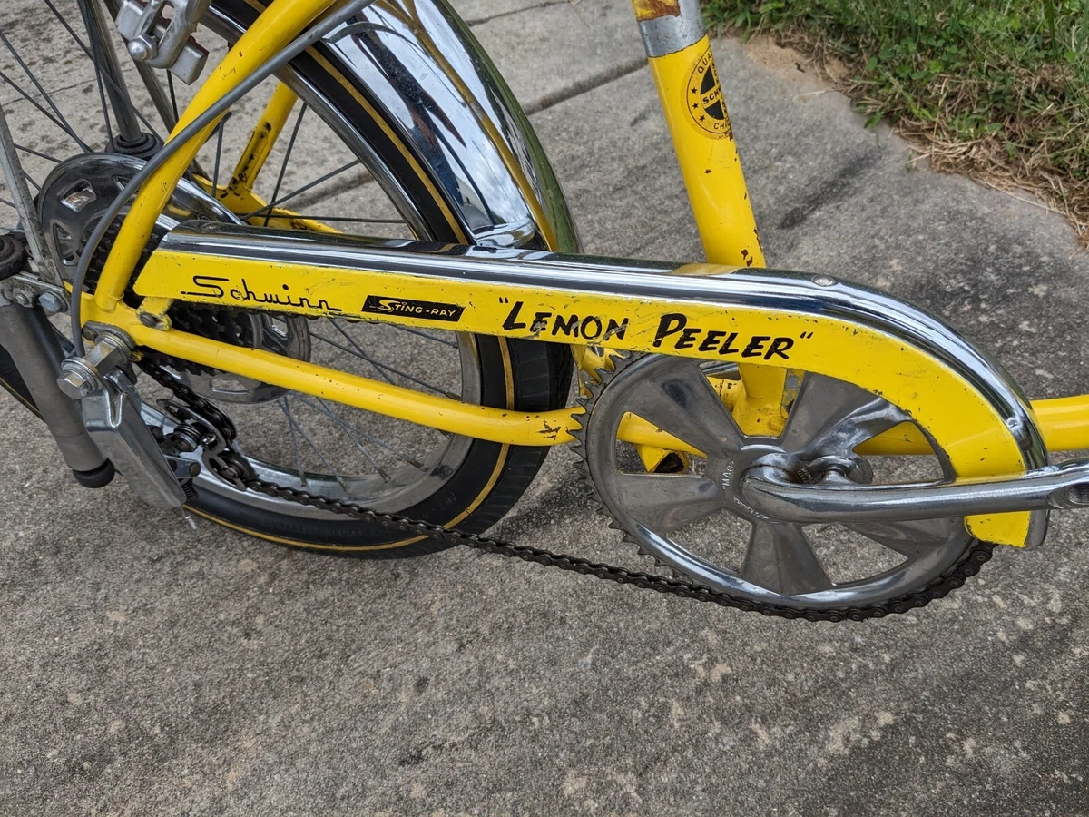 Schwinn Stingray Lemon Peeler Die Cast Model. Dated 1993 Made -  Israel