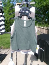 NWT 90 DEGREES BY REFLEX 3 PK SPORT TANKS L