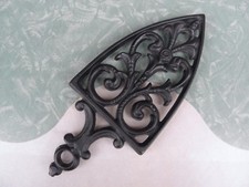 Vintage Cast Iron Cathedral Design Trivet T-12