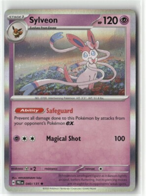 Sylveon 040/131 Holo - Prismatic Evolutions - Pokemon TCG NM | eBay