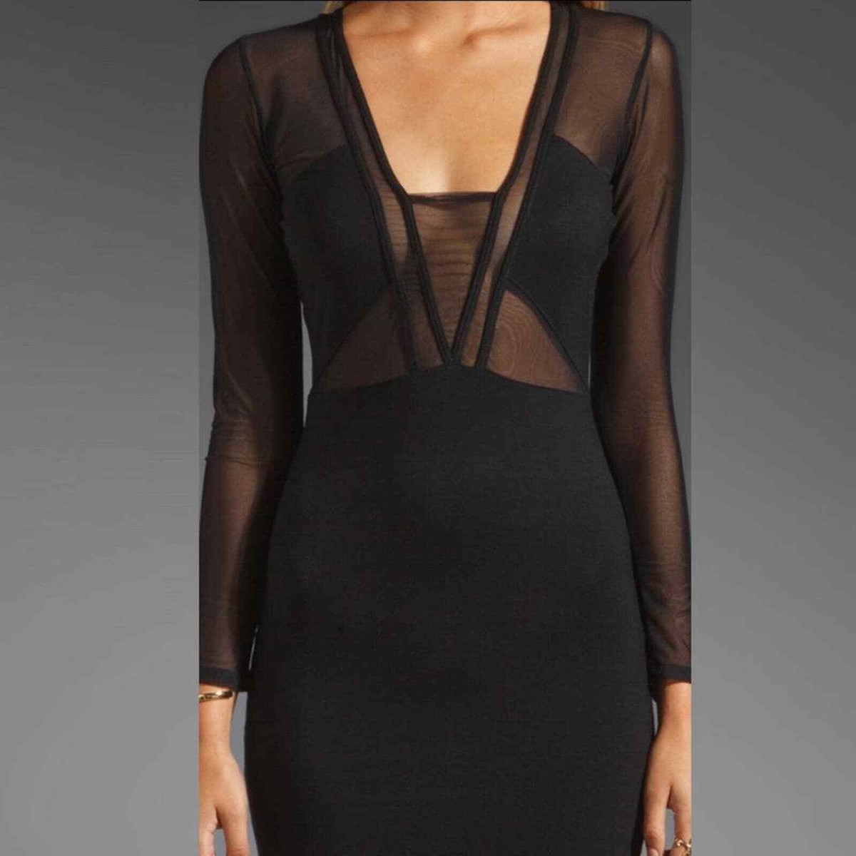 ASOS Style Stalker Seductive Bodycon Dress in Black Women's Size 4 / Small