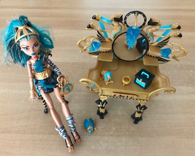 Monster High Nefera de Nile mit Ring + Schminktisch 1. G. First Wave TOP!!