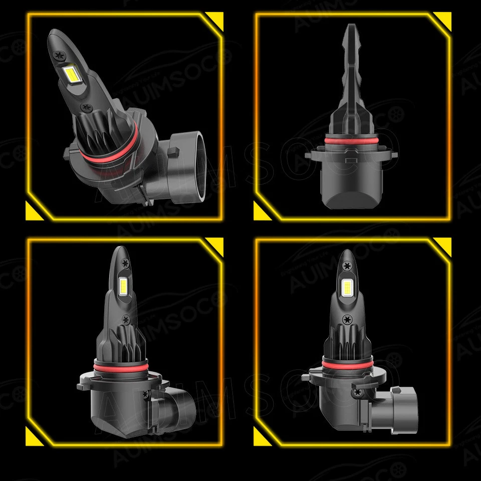 Kit de faros LED 9012 8000K haz alto/bajo bombillas blancas para Scion tC 2014 2015 2016 Foto 3 de 4