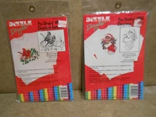 Dizzle Pre-Shaded Christmas Iron-On Transfer 8" x 11" Cardinal or Bear