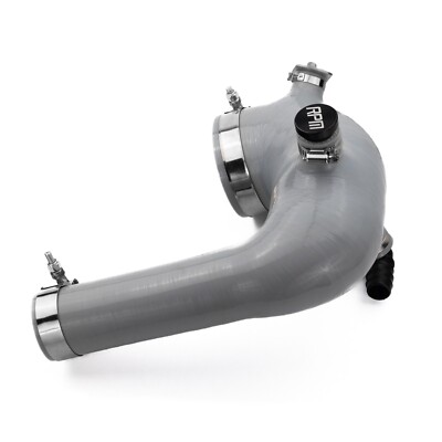 RPM Silver Silicone Intake J-Tube for RZR XP TURBO EPS 