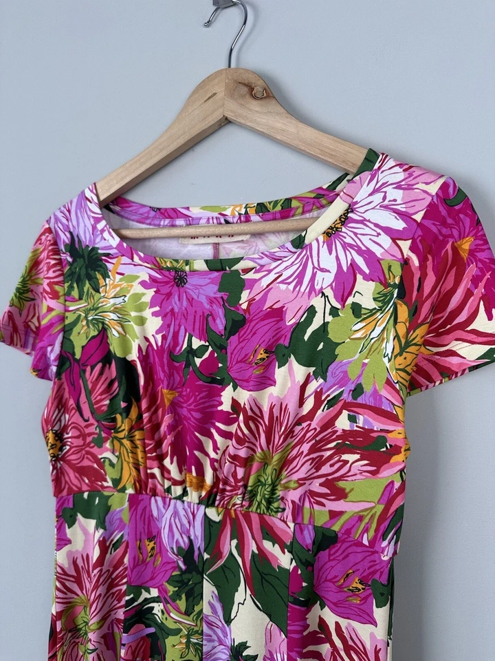 Vestido MARNI Estampado Flores Rosa Talla 42 Foto 3 de 4