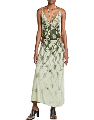 green emerald velvet dress Dion Lee main image 0