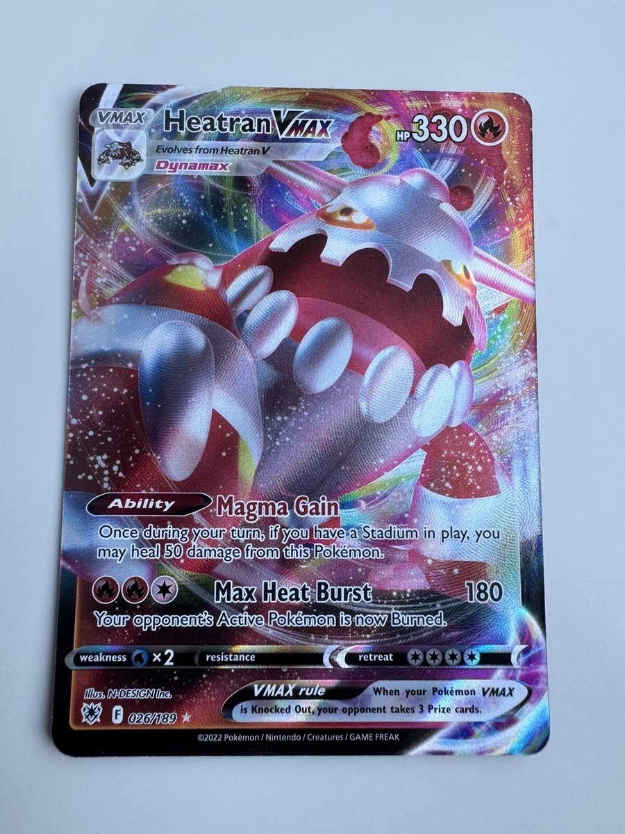 Pokemon TCG - Heatran VMAX 026/189 - Astral Radiance | eBay Pokemon TCG - Heatran VMAX 026/189 - Astral Radiance | eBay